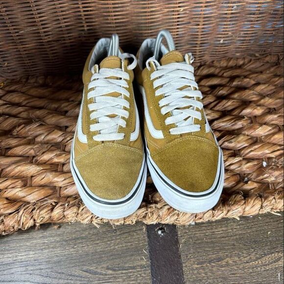 Vans Sz 8 Men's Yellow Low Top Lace Up Sneakers - Picture 4 of 8